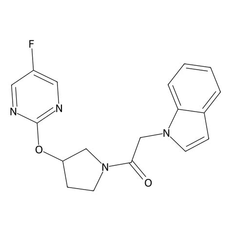 Buy 1 3 5 Fluoropyrimidin 2 Yl Oxy Pyrrolidin 1 Yl 2 1H Indol 1 Yl