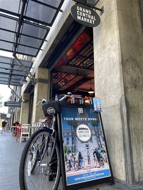 Downtown La Bike Tours By Handlebar Bike Tours Grand Central Market