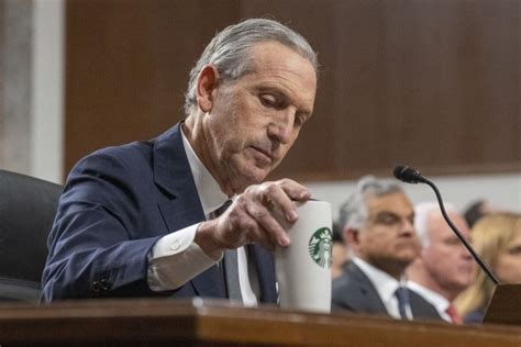 Sen Bernie Sanders Ex Starbucks Ceo Clash Over Allegations Of Union