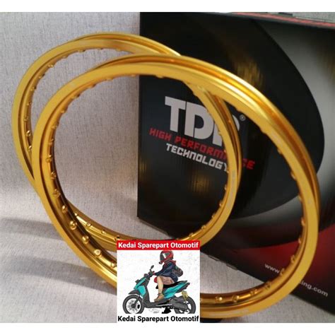 Jual Velg Tdr Wx Gold Set X Warna Emas Gold Shopee Indonesia