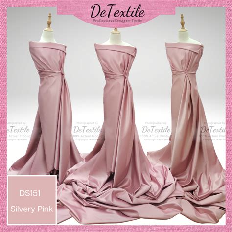 Detextile Heavy Premium Duchess Satin Bridal Satin Fabric For Wedding