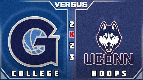 College Hoops 2k23 Uconn Huskies Vs Georgetown Hoyas Nba 2k23