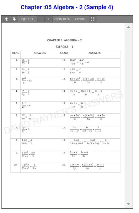 David Rayners Igcse Complete Mathematics Solutions Für Android Apk