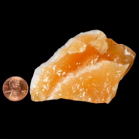 36 Natural Rough Orange Calcite Crystal Mineral Specimen Nuevo Leon