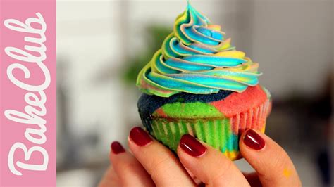 Rainbow Cupcakes Regenbogen Cupcakes Bakeclub Youtube