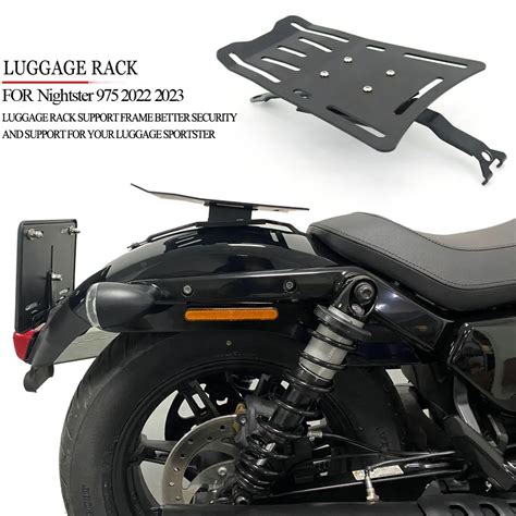 Motorcycle Rear Fender Solo Seat Luggage Rack Holder For Nightster 975