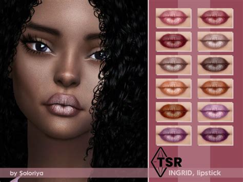 Lipstick Ingrid By Soloriya At Tsr Sims Cc