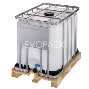 Contenedor IBC de PEAD 13102 EVOPACK para líquido de producto