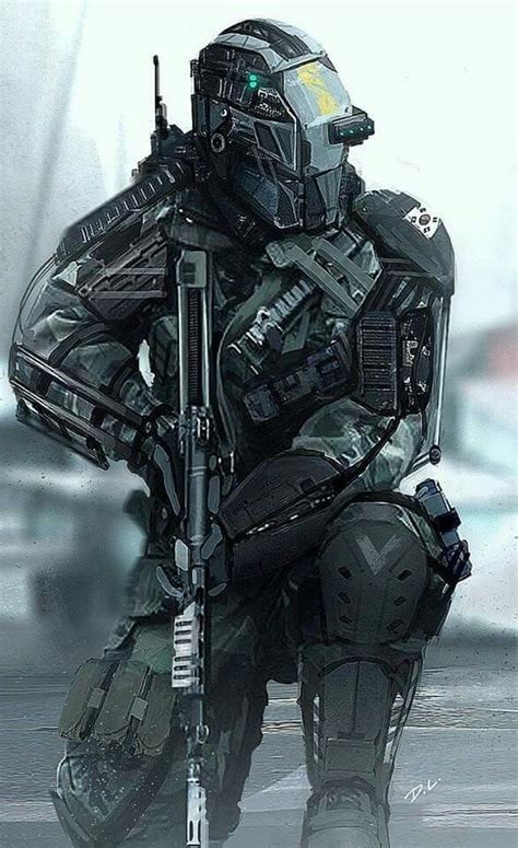 Robot Concept Art Armor Concept Taktischer Helm Tactical Armor