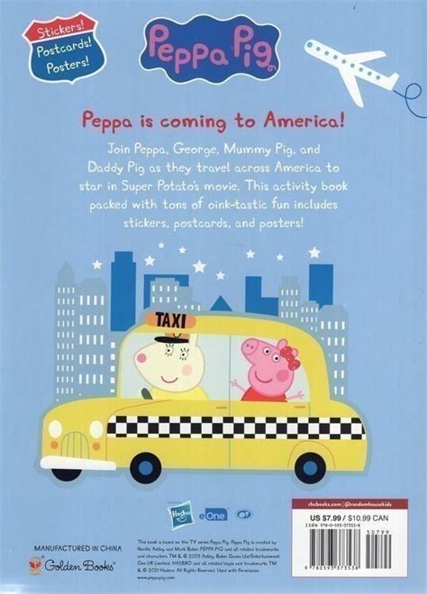 Peppa Comes to America Sticker Book (Peppa Pig)