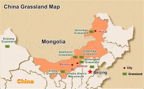 Inner Mongolia Map , Map of China , Inner Mongolia and City Maps