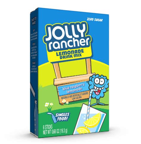 Jolly Rancher Blue Raspberry Drink Mix Curious Candy