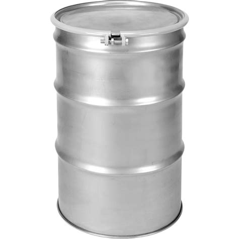 55 Gallon Stainless Steel Drum Cover Wbolt Ring