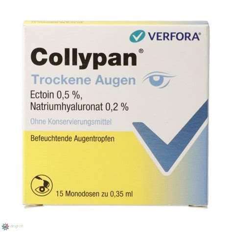 Collypan Trockene Augen Tropfen Mit Ectoin Und Hyaluronat Portionen