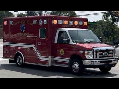 Brookhaven Fire Company Ambulance 52B Responding 8 22 23 YouTube