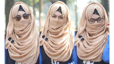 Simple Niqab Tutorial With Sunglass Glass Spectacles For Any Occasion Muna Youtube