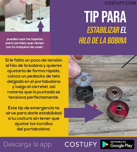 Truco Para Estabilizar El Hilo De La Bobina App Sewing