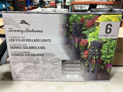 Tommy Bahama 6pk Led Solar Bollard Lights Nw Asset Services