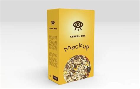 Cereal Box Mockup - Free Download