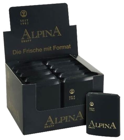 ALPINA Snuff 10g 10er Schnupftabak Tabak And More