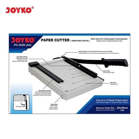 Jual Paper Cutter Pemotong Kertas Joyko Pc A Shopee Indonesia