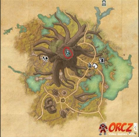 ESO Elden Root Wayshrine Map Orcz The Video Games Wiki