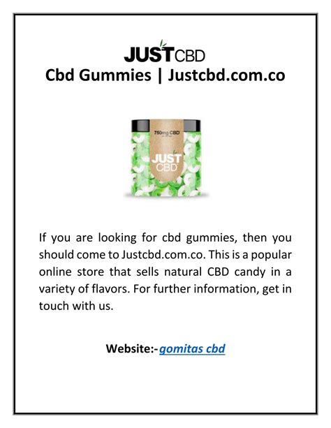 Ppt Cbd Gummies Justcbd Co Powerpoint Presentation Free