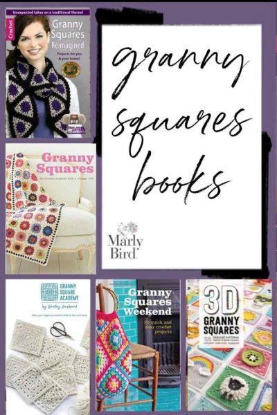 Granny Square Books Crochet Squares Projects And Patterns Galore