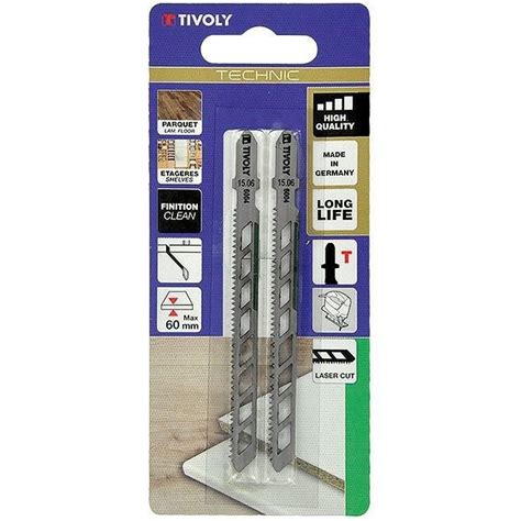 Tivoly Lames De Scie Sauteuse Bois Et M Lamin S Bosch Bl Cdiscount