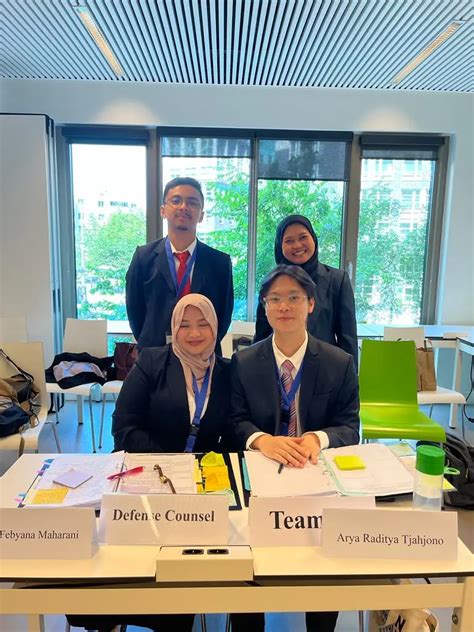 Delegasi International Criminal Court Moot Court Competition FH UNAIR