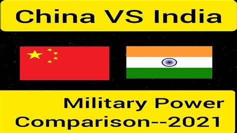 China VS India Military Power Comparison YouTube