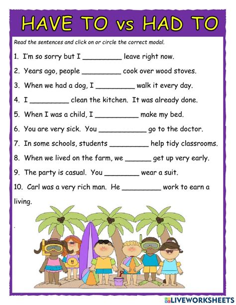 Has Have Had Verb Worksheet Have Fun Teaching Worksheets Library