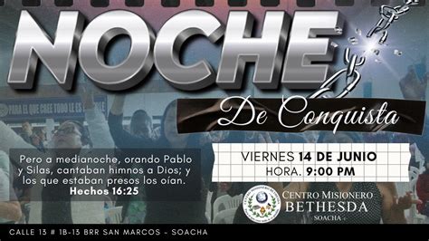 Noche De Conquista CMB SOACHA En Vivo YouTube