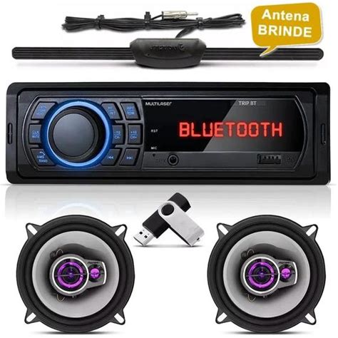 Multilaser Som Carro Bluetooth Radio Mp3 P3350bt Pendrive 02 Alto