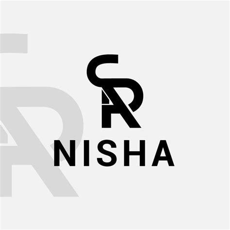 Nisha Name Logo – 7Graphit