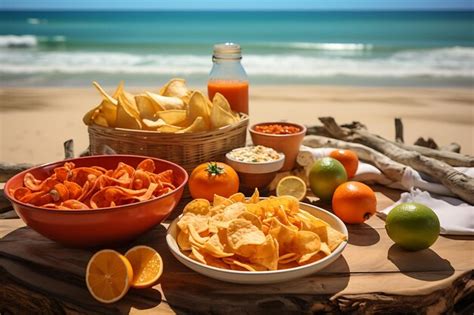 Premium Photo | Brazilian beach snacks food photography