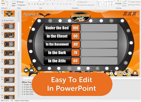 Trivia Powerpoint Template Database