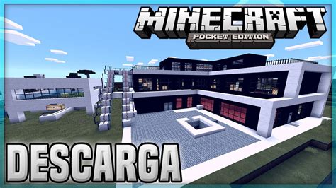 Descarga Casa Moderna Con Mecanismos De Redstone Para Minecraft Pe