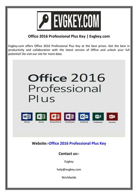 Ppt Office Professional Plus Key Evgkey Powerpoint