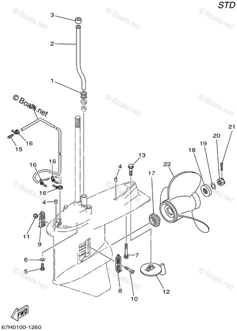 Yamaha Outboard 2002 Oem Parts Diagram For Lower Casing Drive 2