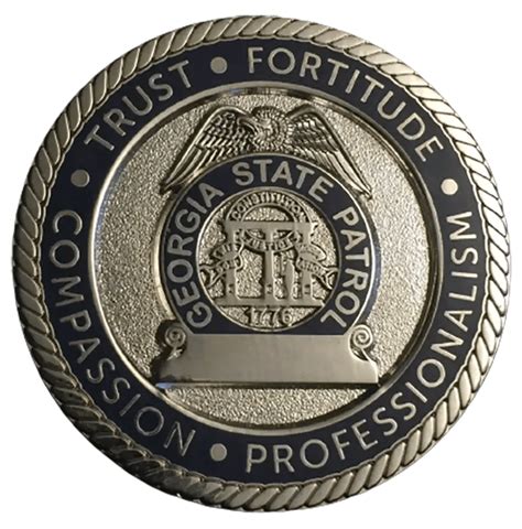 Georgia State Patrol Challenge Coin | [30% Off]