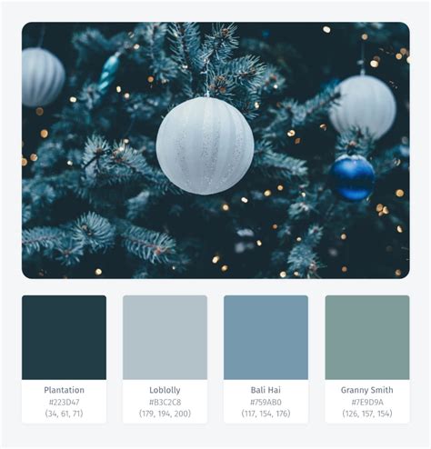 7 Paletas De Colores Para Inspirarte En Navidad • Silo Creativo