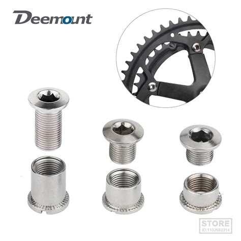 Deemount Tornillos Roscados M Para Plato De Bicicleta Tuercas De