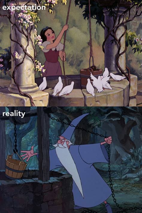 expectation and reality of drawing water by SaturnRanger on DeviantArt