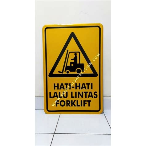 Jual Rambu Hati Hati Lalu Lintas Forklift Shopee Indonesia