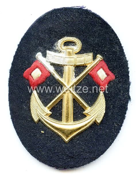 Kriegsmarine Rmelabzeichen F R Einen Signalmaat Insignia Of