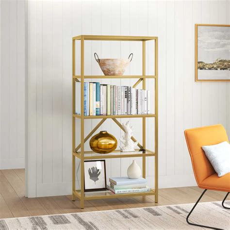 15 The Best Brass Bookcases