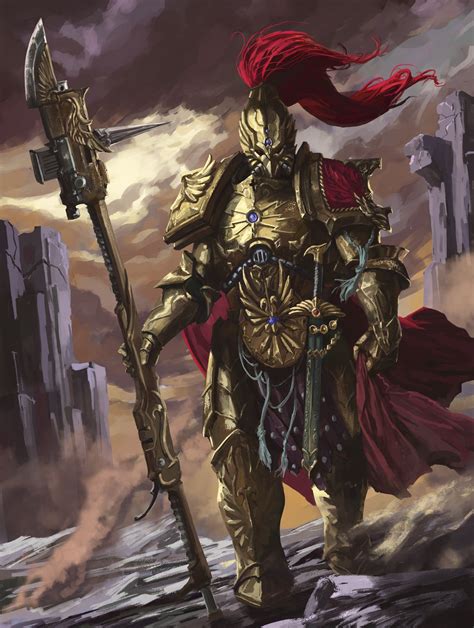 Adeptus Custodes Ilustration I Made For A Commission Enjoy R