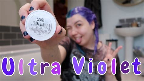 Dying My Hair Purple With Directions Ultra Violet Youtube