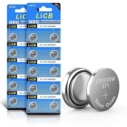 Licb Pcs Sr Sw Lr Ag V Button Cell Watch Batteries